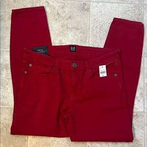GAP Women's Bold Red Skinny Jeans